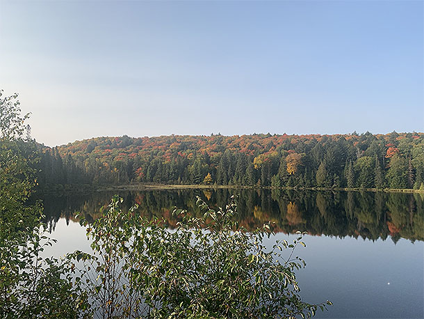 Brewer Lake in Algonquin Park on September 25, 2023