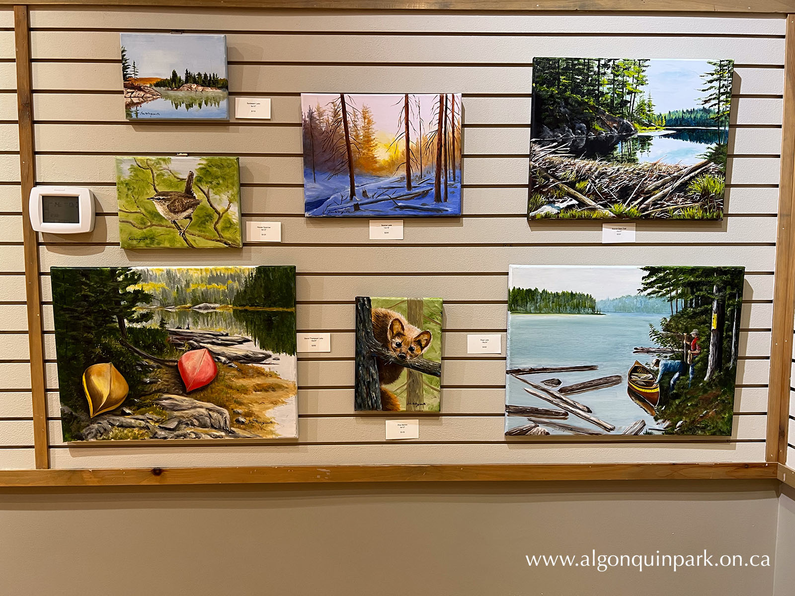 Special Art Exhibit at the Algonquin Park Visitor Centre