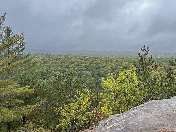 At Lookout Trail in Algonquin Park on September 26, 2022