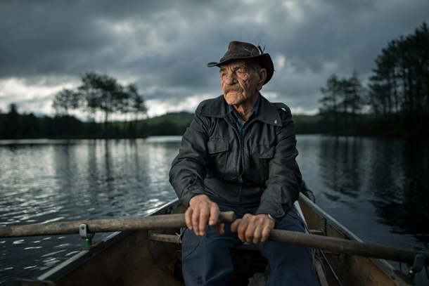 Frank Kuiack, legendary Algonquin Park fishing guide and The Friends of Algonquin Park's 2021 Directors Award Recipient. Frank Kuiack images by Wayne Simpson Photography.