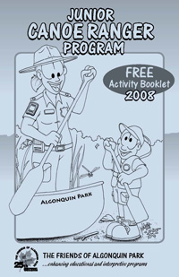 Algonquin Park Junior Canoe Ranger Booklet
