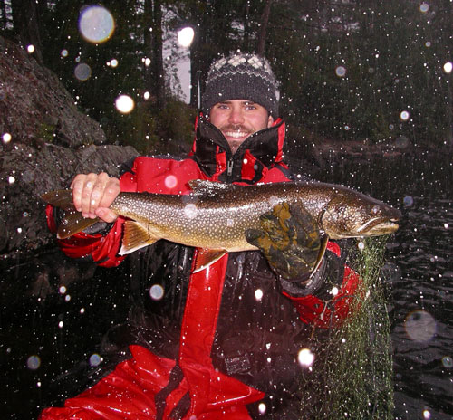 Lake Trout Netting in Algonquin Park