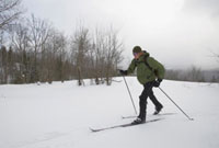 Skiing in Algonquin Park During Winter