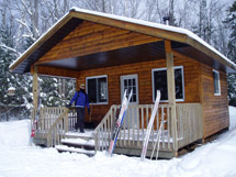 Dee's Cabin along the Leaf Lake Ski Trail, Algonquin Park