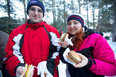 Barbecue at Winter in the Wild