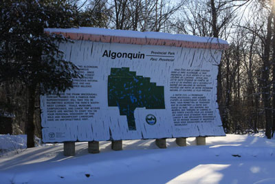 West Gate, Algonquin Park in Winter